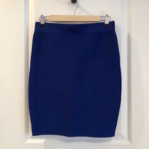 Blue Bodycon Skirt